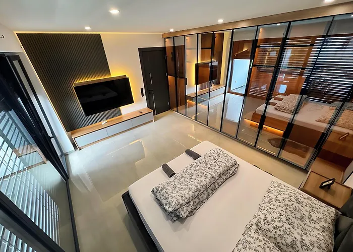 Вілла Design-villa Mit Privatem Pool & Stimmungsvoller Beleuchtung *